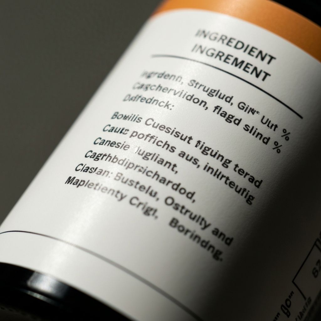 Reading supplement label carefully